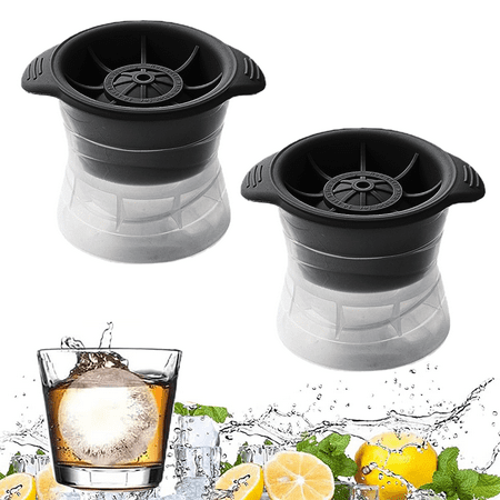 Sphere Ice Molds - Whiskey Ice Ball Mold - Silicone Freezer Press Ice Ball Maker Mold for Large Round Craft Whisky Ice Balls Black
Sphere Ice Molds - Whiskey Ice Ball Mold - Silicone Freezer Press Ice Ball Maker Mold for Large Round Craft Whisky Ice Balls Black