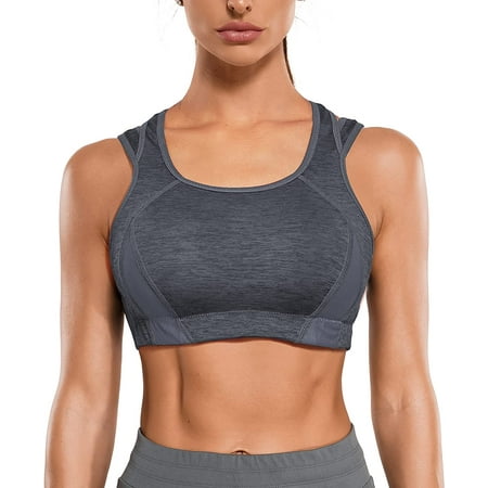 Nebility Sports Bras for Women High Impact Racerback Full Coverage High Support Workout Bra Shock Control Padded
Nebility Sports Bras for Women High Impact Racerback Full Coverage High Support Workout Bra Shock Control Padded