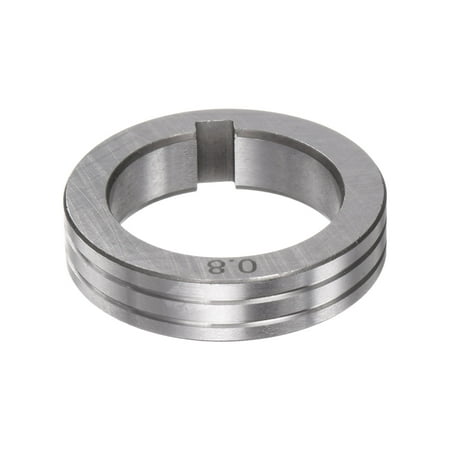 Uxcell U Groove 0.03 Mig Welder Wire Feed Drive Roller 35x25x8x4mm Keyway Width