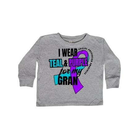 Inktastic Suicide Prevention I Wear Teal and Purple for My Gran Gift Toddler Boy or Toddler Girl Long Sleeve T-Shirt
Inktastic Suicide Prevention I Wear Teal and Purple for My Gran Gift Toddler Boy or Toddler Girl Long Sleeve T-Shirt