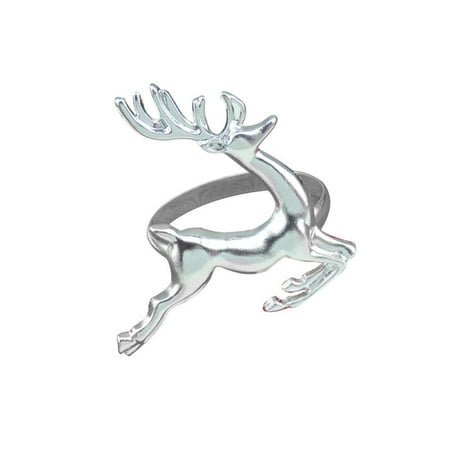 OUNONA Napkin Ring Christmas Reindeer Elk Holder Buckle Buckles Animal Table Centerpieces Party Decoration Xmas
OUNONA Napkin Ring Christmas Reindeer Elk Holder Buckle Buckles Animal Table Centerpieces Party Decoration Xmas