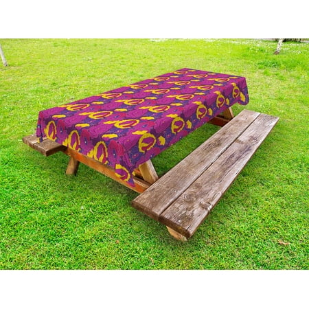 Colorful Outdoor Tablecloth Artistic Meadow Rural Yard Pattern with Flourishing Poppies Vibrant Colored Petals Decorative Washable Fabric Picnic Tablecloth 58 X 104 Inches Multicolor by Ambesonne
Colorful Outdoor Tablecloth Artistic Meadow Rural Yard Pattern with Flourishing Poppies Vibrant Colored Petals Decorative Washable Fabric Picnic Tablecloth 58 X 104 Inches Multicolor by Ambesonne