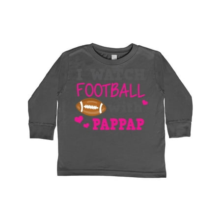 Inktastic I Watch Football with My Pappap Gift Toddler Toddler Girl Long Sleeve T-Shirt
Inktastic I Watch Football with My Pappap Gift Toddler Toddler Girl Long Sleeve T-Shirt