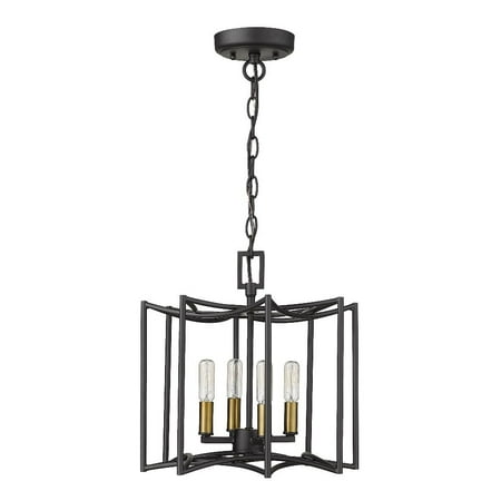 Acclaim Lighting IN10050BK Transitional Four Light Pendant from Rhian collection in Black finish
Acclaim Lighting IN10050BK Transitional Four Light Pendant from Rhian collection in Black finish