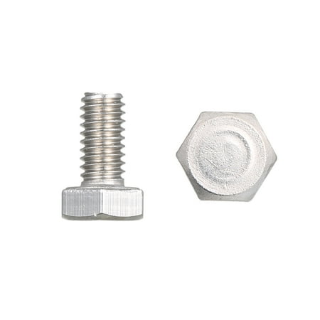 Andoer DIN933 304 Stainless Steel Outer Hexagon Screw M-4*8