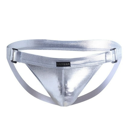 YIWEI Sexy Men Open Back Underpants Briefs G-string Thong Male Jock Strap Panties Silver XL
YIWEI Sexy Men Open Back Underpants Briefs G-string Thong Male Jock Strap Panties Silver XL
