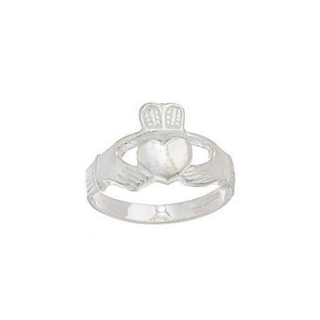 Silvermoon Sterling Silver Men's Claddagh Ring