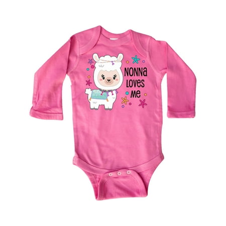 Inktastic Nonna Loves Me- cute and happy llama Gift Baby Boy or Baby Girl Long Sleeve Bodysuit
Inktastic Nonna Loves Me- cute and happy llama Gift Baby Boy or Baby Girl Long Sleeve Bodysuit