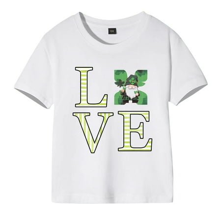 ZMHEGW Toddler Girls Boys Irish Festival Summer Short Sleeve Prints T Shirt Tops for Children Clothes Soft
ZMHEGW Toddler Girls Boys Irish Festival Summer Short Sleeve Prints T Shirt Tops for Children Clothes Soft