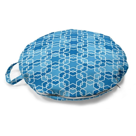 Oriental Round Floor Cushion with Handle Monochrome Design Pattern of Symbolic Easter Star in Blue Tones Decorative Pillow for Living Room & Dorms 18 Round Deep Sky Blue Sea Blue by Ambesonne
Oriental Round Floor Cushion with Handle Monochrome Design Pattern of Symbolic Easter Star in Blue Tones Decorative Pillow for Living Room & Dorms 18 Round Deep Sky Blue Sea Blue by Ambesonne