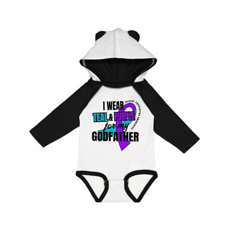 Inktastic Suicide Prevention I Wear Teal and Purple for My Godfather Gift Baby Boy or Baby Girl Long Sleeve Bodysuit
Inktastic Suicide Prevention I Wear Teal and Purple for My Godfather Gift Baby Boy or Baby Girl Long Sleeve Bodysuit