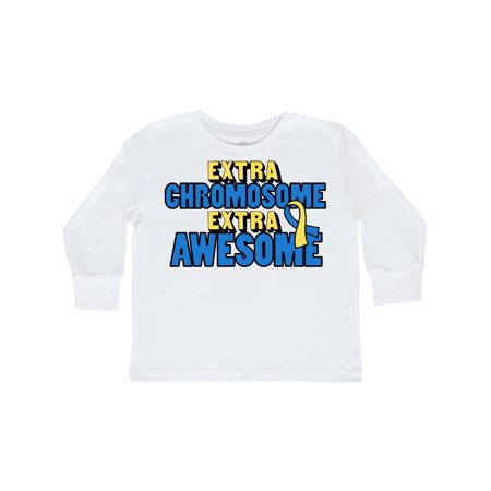 Inktastic Extra Chromosome Extra Awesome Gift Toddler Boy or Toddler Girl Long Sleeve T-Shirt
Inktastic Extra Chromosome Extra Awesome Gift Toddler Boy or Toddler Girl Long Sleeve T-Shirt