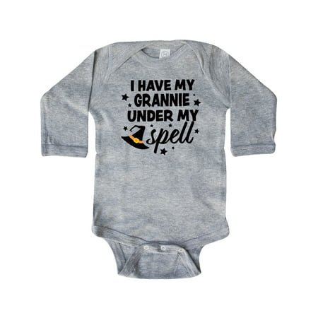 Inktastic I Have My Grannie Under My Spell with Cute Witch Hat Gift Baby Boy or Baby Girl Long Sleeve Bodysuit
Inktastic I Have My Grannie Under My Spell with Cute Witch Hat Gift Baby Boy or Baby Girl Long Sleeve Bodysuit