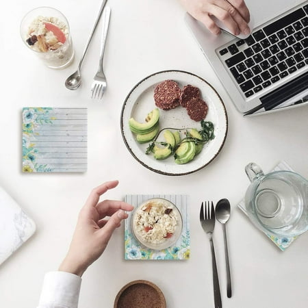 ZHANZZK White Flowers on Wooden Board Set of 6 Coaster for Drinks Absorbent Ceramic Stone Coasters Cup Mat with Cork Base for Home Kitchen Room Coffee Table Bar Decor
ZHANZZK White Flowers on Wooden Board Set of 6 Coaster for Drinks Absorbent Ceramic Stone Coasters Cup Mat with Cork Base for Home Kitchen Room Coffee Table Bar Decor