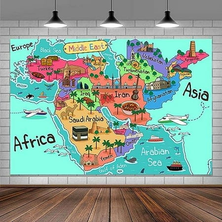 Cartoon World Map Backdrop Travel Theme Birthday Party Banner Decorations Cartoon Animals World Background Wall Hanging for Bedroom Living Room Classroom Dorm Animals Party Decorations 5X
Cartoon World Map Backdrop Travel Theme Birthday Party Banner Decorations Cartoon Animals World Background Wall Hanging for Bedroom Living Room Classroom Dorm Animals Party Decorations 5X