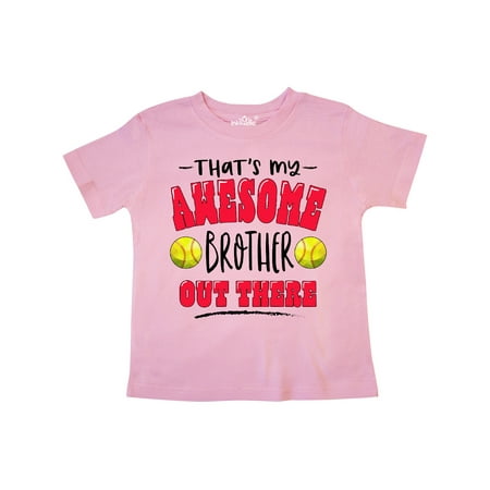 Inktastic That s My Awesome Brother Out There with Softballs Gift Toddler Boy or Toddler Girl T-Shirt
Inktastic That s My Awesome Brother Out There with Softballs Gift Toddler Boy or Toddler Girl T-Shirt