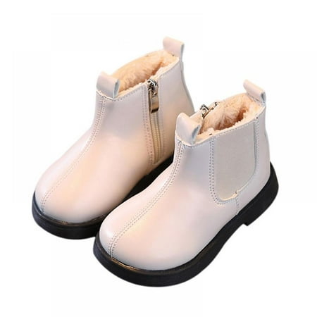 Baywell Toddler and Little Girl s Ankle Boots Side Zipper Short Booties Winter Shoes White US 7.5-12
Baywell Toddler and Little Girl s Ankle Boots Side Zipper Short Booties Winter Shoes White US 7.5-12