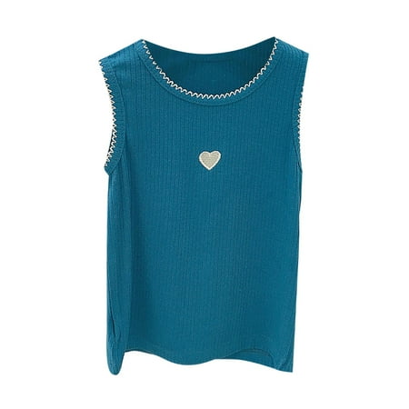 ZRBYWB Girls Romper Love Embroidered Pattern Crew Neck Sleeveless Vest Casual Home Outerwear Top For 1 To 6 Years Cute Summer Clothes
ZRBYWB Girls Romper Love Embroidered Pattern Crew Neck Sleeveless Vest Casual Home Outerwear Top For 1 To 6 Years Cute Summer Clothes