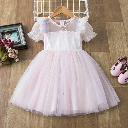 THE WILD Toddler Dress Elegant Ruffled Hollowing O-Neck Short Sleeve Midi Prom Dress Pink
THE WILD Toddler Dress Elegant Ruffled Hollowing O-Neck Short Sleeve Midi Prom Dress Pink