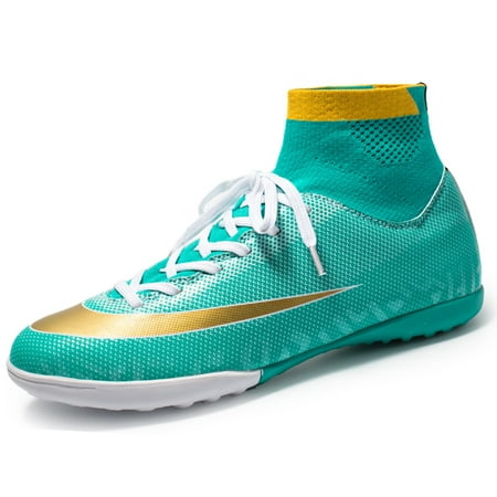 Cyiecw Mens Soccer Cleats Boys Professional Spikes High-Top Football Shoes Youth Outdoor Indoor Turf Soccer Shoes
Cyiecw Mens Soccer Cleats Boys Professional Spikes High-Top Football Shoes Youth Outdoor Indoor Turf Soccer Shoes