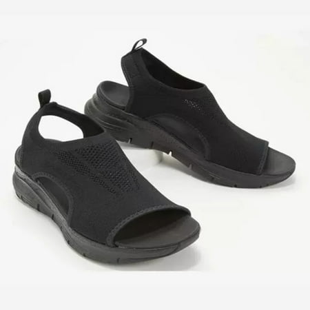 Summer Washable Slingback Orthopedic Slide Sport Sandals Comfy Knit Thick Bottom Fish Mouth Casual Sandals Mesh Soft Sole Casual Women s Walking Sport Sandals with Arch Support
Summer Washable Slingback Orthopedic Slide Sport Sandals Comfy Knit Thick Bottom Fish Mouth Casual Sandals Mesh Soft Sole Casual Women s Walking Sport Sandals with Arch Support