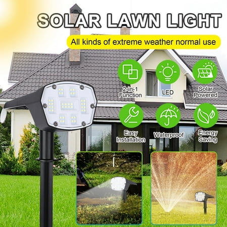 DagobertNiko 2Pcs Solar Colored Lawn Lamp 40 Led Outdoor Waterproof Landscape Garden Lamp
DagobertNiko 2Pcs Solar Colored Lawn Lamp 40 Led Outdoor Waterproof Landscape Garden Lamp