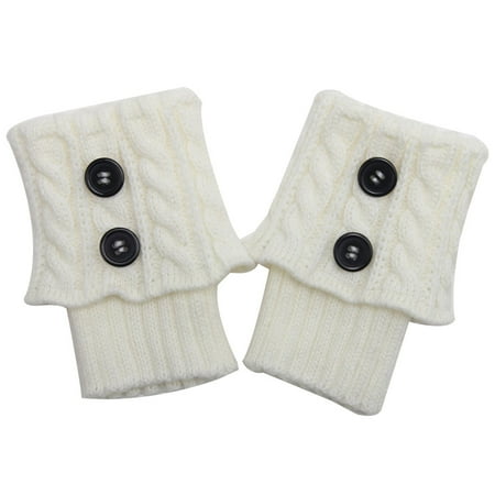 Kironypik Unisex Winter Leg Warmers Button Crochet Knitted Boot Cuffs Toppers Socks white
Kironypik Unisex Winter Leg Warmers Button Crochet Knitted Boot Cuffs Toppers Socks white