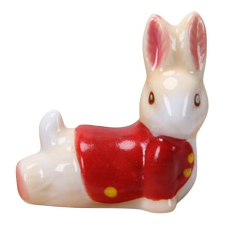Lomubue Chopstick Rest Cartoon Creative Cute Adorable Appearance Ceramics Rabbit Chopstick Rest Display Ornament Home Supplies
Lomubue Chopstick Rest Cartoon Creative Cute Adorable Appearance Ceramics Rabbit Chopstick Rest Display Ornament Home Supplies