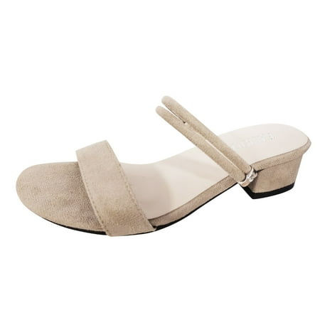 iOPQO Women s sandals Summer Women s High Heels Breathable Lace-up Shoes Casual Toe-knob Sandals Shoes Solid Color Suede Khaki 40
iOPQO Women s sandals Summer Women s High Heels Breathable Lace-up Shoes Casual Toe-knob Sandals Shoes Solid Color Suede Khaki 40