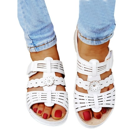 Gillac Womens Summer Hollow Platform Open Toe Slippers Sandals Casual Wedge Comfy Sole Outdoor Beach Shoes
Gillac Womens Summer Hollow Platform Open Toe Slippers Sandals Casual Wedge Comfy Sole Outdoor Beach Shoes