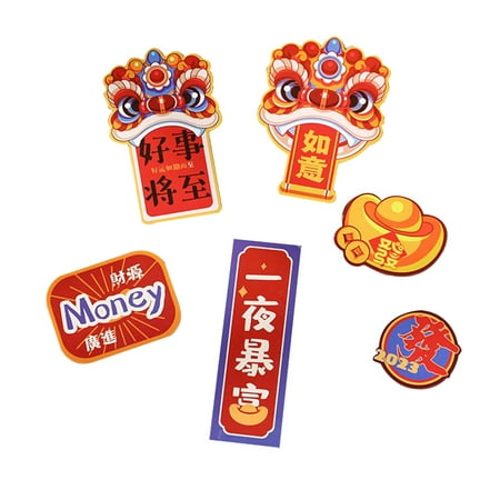 New Year Christmas Fridge Magnet | 6PCS Creative Magnetic Fridge Sticker | Cute Window Glass Kitchen Pasted Fridge Decoration||Chinese New Year Fridge Magnet | 6PCS Celebration Creative Fridge Ma
New Year Christmas Fridge Magnet | 6PCS Creative Magnetic Fridge Sticker | Cute Window Glass Kitchen Pasted Fridge Decoration||Chinese New Year Fridge Magnet | 6PCS Celebration Creative Fridge Ma