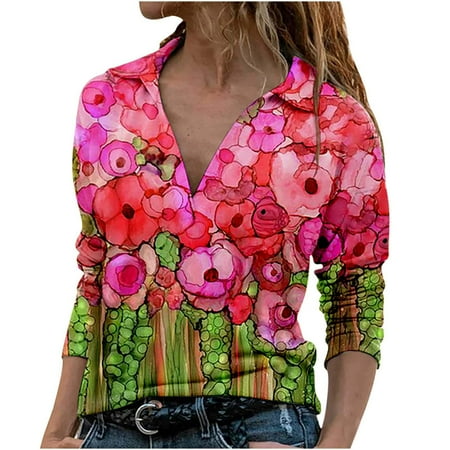 Ziloco Women s Fashion Long Sleeve V Neck Floral Print Pullover Top women s fall dresses black corset tops for women Pink XL
Ziloco Women s Fashion Long Sleeve V Neck Floral Print Pullover Top women s fall dresses black corset tops for women Pink XL