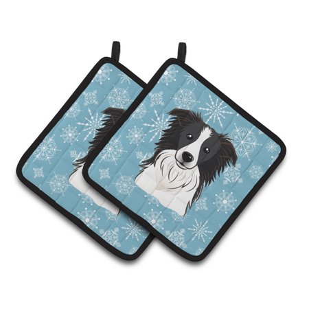 Carolines Treasures BB1675PTHD Snowflake Border Collie Pair of Pot Holders 7.5HX7.5W multicolor
Carolines Treasures BB1675PTHD Snowflake Border Collie Pair of Pot Holders 7.5HX7.5W multicolor