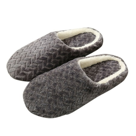Unisex House Slippers Warm Memory Foam Slippers Outdoor Indoor Bedroom Shoes Gray 38/39
Unisex House Slippers Warm Memory Foam Slippers Outdoor Indoor Bedroom Shoes Gray 38/39