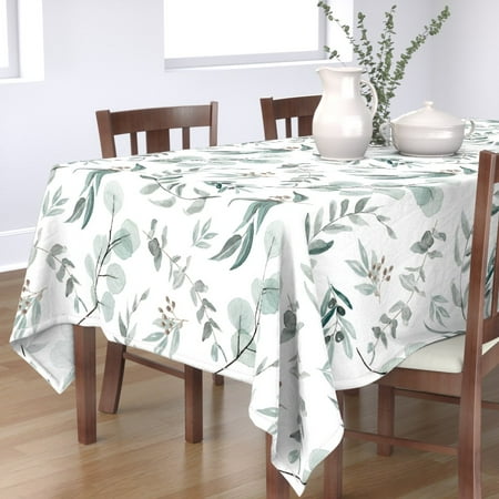 Cotton Sateen Tablecloth 70 x 90 - Botanical Eucalyptus Australian Nature Print Custom Table Linens by Spoonflower
Cotton Sateen Tablecloth 70 x 90 - Botanical Eucalyptus Australian Nature Print Custom Table Linens by Spoonflower