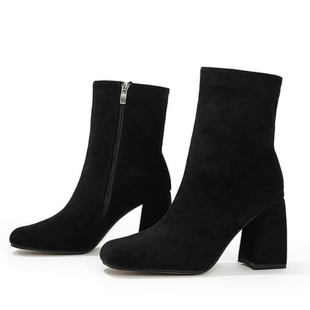 Ankle Boots Women Ankle Boots Autumn And Winter Fashion Comfortable Square Toe Square Heel Simple Solid Color Side Zipper
Ankle Boots Women Ankle Boots Autumn And Winter Fashion Comfortable Square Toe Square Heel Simple Solid Color Side Zipper