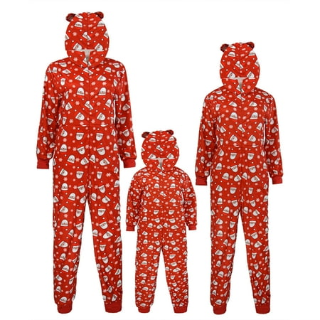 Family Christmas Matching Jumpsuit Santa Clause Long Sleeve Hooded Bodysuit Romper Nightwear for Kids Adults
Family Christmas Matching Jumpsuit Santa Clause Long Sleeve Hooded Bodysuit Romper Nightwear for Kids Adults