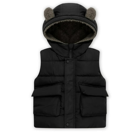 MAXCOZY Toddler Little Kid Hooded Down Vest Jacket 1-6T Boy Girl Fleece Lined Puffer Waistcoat 
MAXCOZY Toddler Little Kid Hooded Down Vest Jacket 1-6T Boy Girl Fleece Lined Puffer Waistcoat