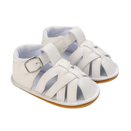 Infant Baby Girl Boy Sandals Comfort Premium Summer Outdoor Casual Beach Shoes with Anti Slip Rubber Sole Newborn Toddler Prewalker First Walking Shoes