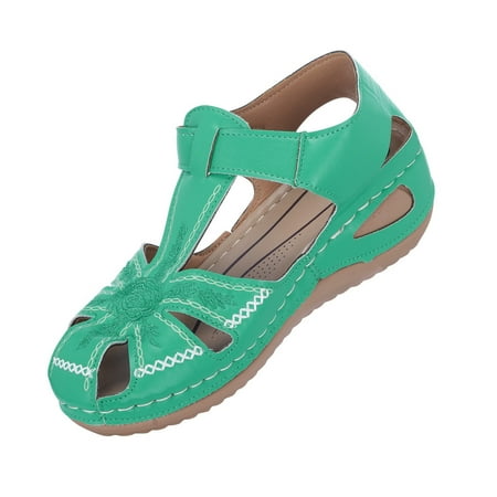 Womens Sandals Women S Wedge Heel Flip Flops Multicolor Embroidered Sandals Slippers Women S Sandals Pu Green 40
Womens Sandals Women S Wedge Heel Flip Flops Multicolor Embroidered Sandals Slippers Women S Sandals Pu Green 40