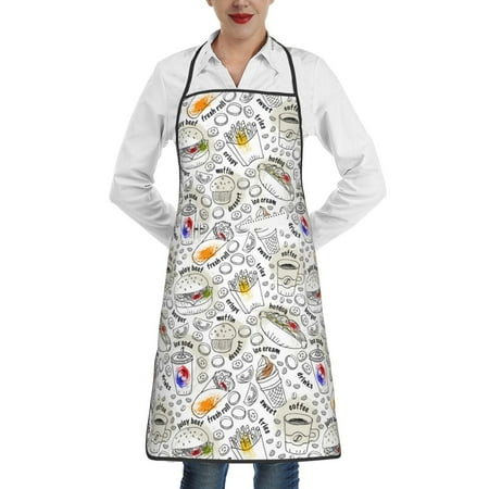 Sikiie Fastfood 2 Aprons for Kitchen Cooking Aprons Chef Apron for Men Women Chef
Sikiie Fastfood 2 Aprons for Kitchen Cooking Aprons Chef Apron for Men Women Chef
