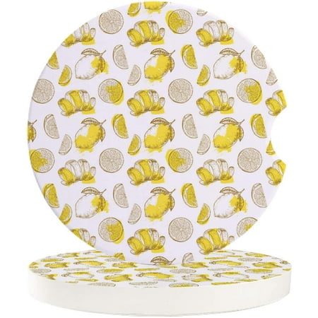 FMSHPON Simple Hand Drawn Summer Fruit Lemon Set of 6 Car Coaster for Drinks Absorbent Ceramic Stone Coasters Cup Mat with Cork Base for Home Kitchen Room Coffee Table Bar Decor
FMSHPON Simple Hand Drawn Summer Fruit Lemon Set of 6 Car Coaster for Drinks Absorbent Ceramic Stone Coasters Cup Mat with Cork Base for Home Kitchen Room Coffee Table Bar Decor