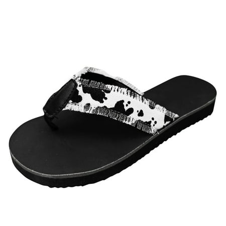 Flip Flops for Women Casual Women S Summer Canvas Cow Pattern Non Slip Home Bathroom Slip On Flat Beach Open Toe Breathable Sandals Flip Flops Shoes Flip Flops Canvas Black 39
Flip Flops for Women Casual Women S Summer Canvas Cow Pattern Non Slip Home Bathroom Slip On Flat Beach Open Toe Breathable Sandals Flip Flops Shoes Flip Flops Canvas Black 39