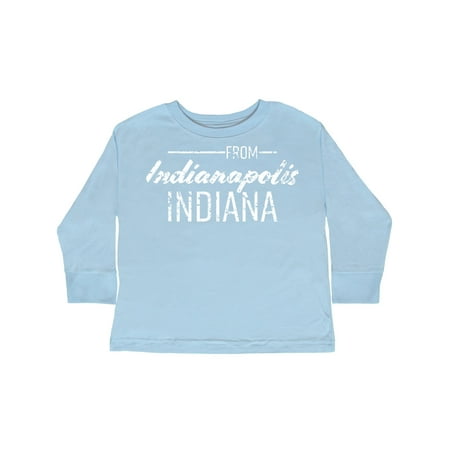 Inktastic From Indianapolis Indiana in White Distressed Text Gift Toddler Boy or Toddler Girl Long Sleeve T-Shirt
Inktastic From Indianapolis Indiana in White Distressed Text Gift Toddler Boy or Toddler Girl Long Sleeve T-Shirt