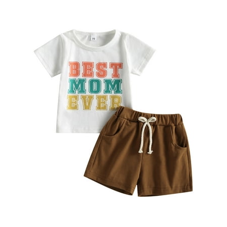 Qtinghua Toddler Baby Boy Summer Clothes Short Sleeve Letters Print Tshirt Top Shorts Set Infant Casual Outfits
Qtinghua Toddler Baby Boy Summer Clothes Short Sleeve Letters Print Tshirt Top Shorts Set Infant Casual Outfits