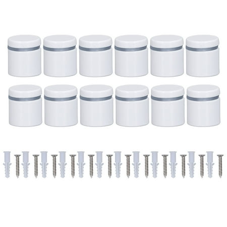 12pcs Stainless Steel Glass Standoff Mounts 1x1 Inch Wall Standoffs Advertising Nails for Displaying Acrylic Board White
12pcs Stainless Steel Glass Standoff Mounts 1x1 Inch Wall Standoffs Advertising Nails for Displaying Acrylic Board White
