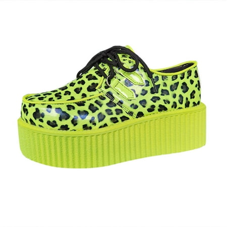 Follure Girl women s casual shoes Women s Wedge Leopard Stirp Casual Sneakers Fashion Platform Lace Up Shoes Yellow 40
Follure Girl women s casual shoes Women s Wedge Leopard Stirp Casual Sneakers Fashion Platform Lace Up Shoes Yellow 40