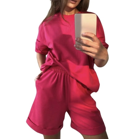 Frontwalk Women Baggy Elastic Waist Sleepwear High Waisted Casual Loungwear Crew Neck Daily Wear Pajamas With Pockets
Frontwalk Women Baggy Elastic Waist Sleepwear High Waisted Casual Loungwear Crew Neck Daily Wear Pajamas With Pockets