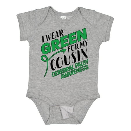Inktastic I Wear Green for My Cousin- Cerebral Palsy Awareness Gift Baby Boy or Baby Girl Bodysuit
Inktastic I Wear Green for My Cousin- Cerebral Palsy Awareness Gift Baby Boy or Baby Girl Bodysuit