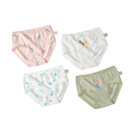2-10T Little Girls soft and breathable Comfort Panty Briefs Toddler Undies Cotton Bikini Underwear Pack of 4
2-10T Little Girls soft and breathable Comfort Panty Briefs Toddler Undies Cotton Bikini Underwear Pack of 4